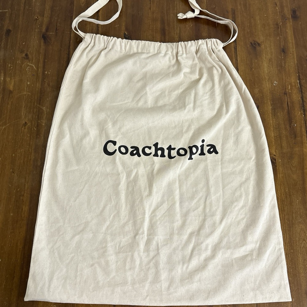 Coach Coachtopia Large Recycled Cotton Drawstring Dust Bag Shopper Gift Bag